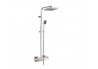 Columna telescópica ducha Alexa con termostática cromo