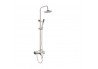 Columna telescópica ducha Aretha con monomando Toc cromo