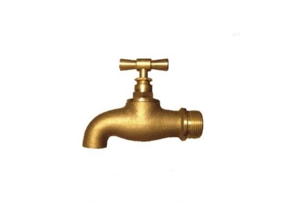 Grifo curvo para jardín 1/2"