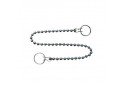Cadena de bolas con anillas fina d3.2x25cms.