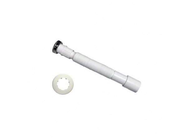 Tubo sifón extensible blanco