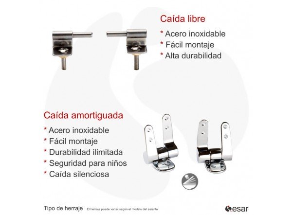 Asiento tapa wc Althea Hera