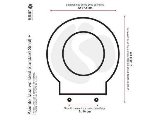Asiento tapa wc Ideal Standard Small +