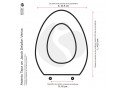 Asiento tapa wc Jacob Delafon Venus