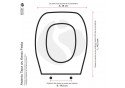 Asiento tapa wc Festa Kerax